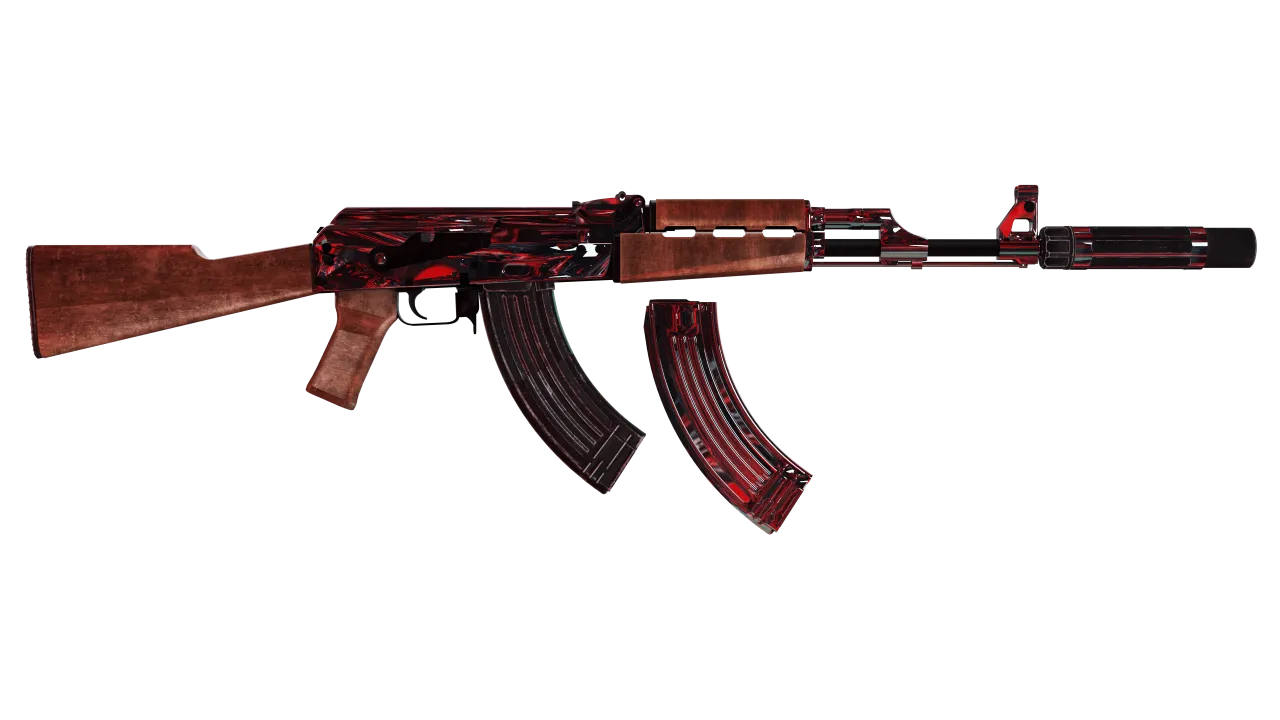 FiveM AK-47 RED CHROMIUM. image 4