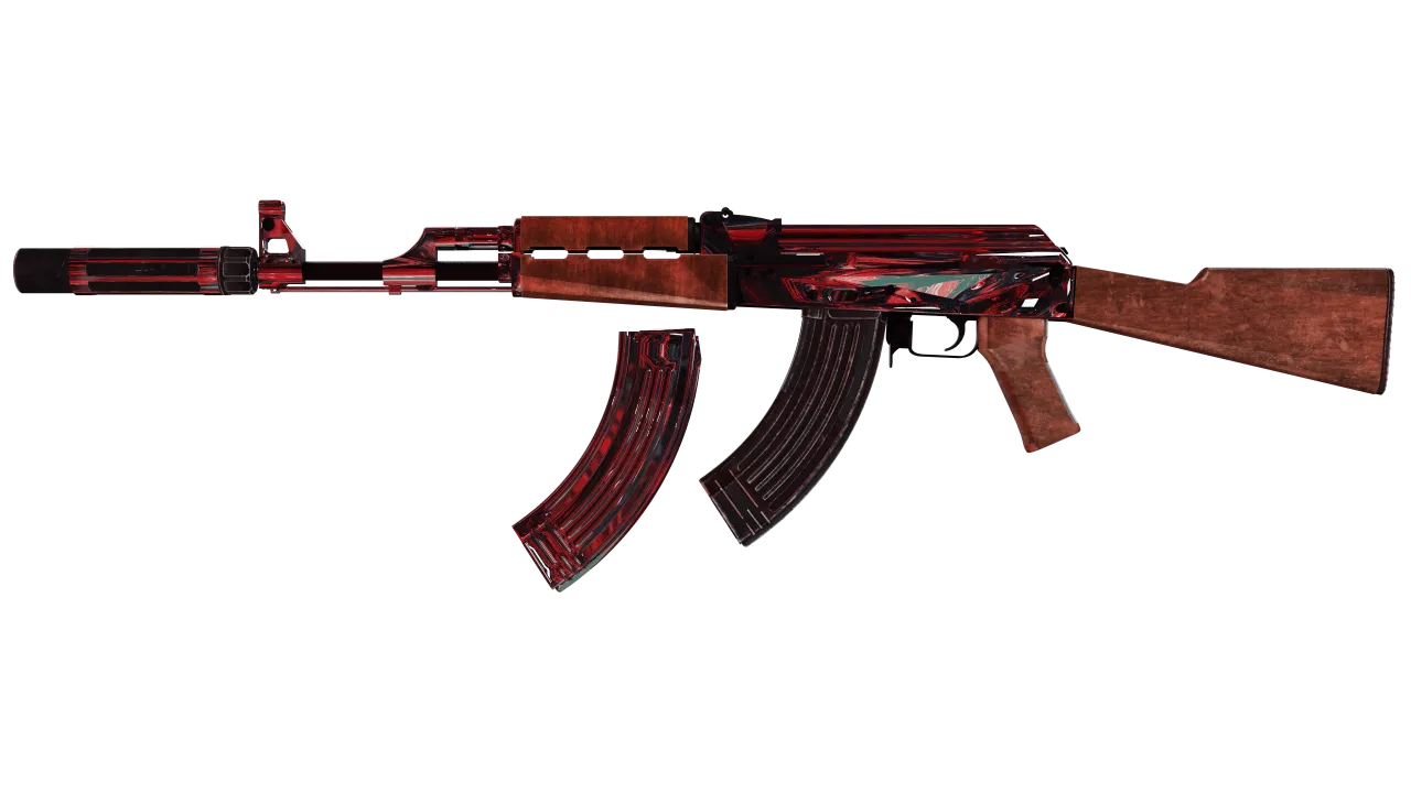 FiveM AK-47 RED CHROMIUM. image 3