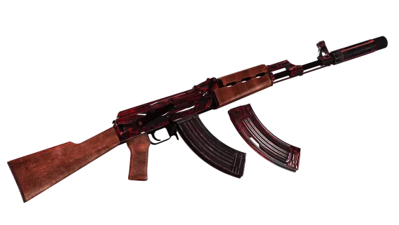FiveM AK-47 RED CHROMIUM. image 1