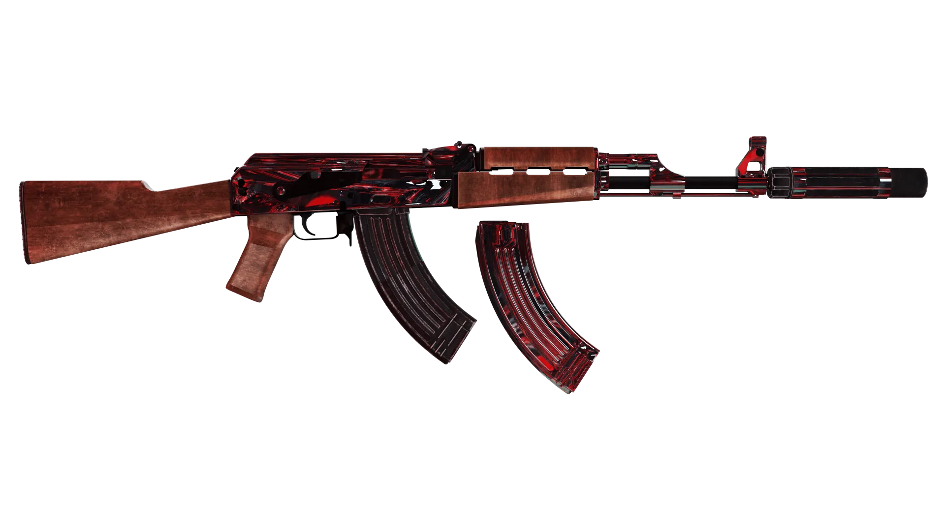 FiveM AK-47 RED CHROMIUM. image 4
