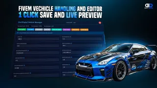 FiveM Vehicle Handling Editor | Live Tuning | Meta File Manager | Performance Testing