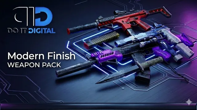 FiveM Weapon Pack - 30 Modern Finish Guns | Lifetime