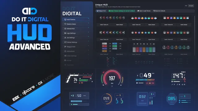 FiveM HUD Fully Customizable & Expandable